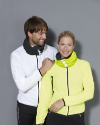 Reflexní zimní fleecový nákrčník - černý Reflexní zimní fleecový nákrčník - černý